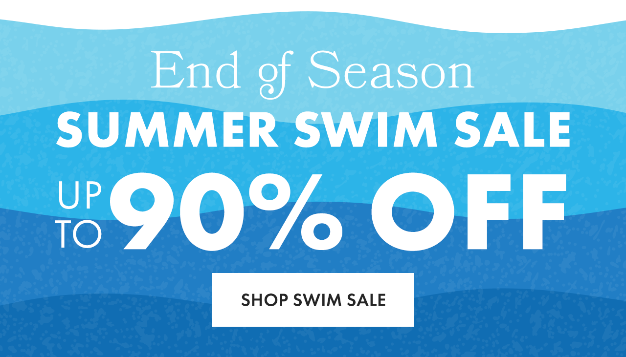 Summer Swim Sale Up to 90% Off Swim