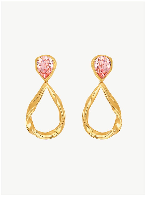 Loop Drop Clip-On Earrings