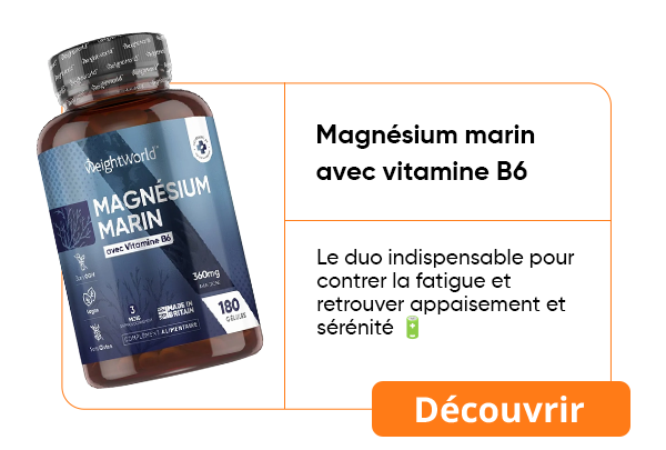Magnésium marin avec vitamine B6