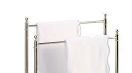 Maia Marble 2-Tiered Towel Holder