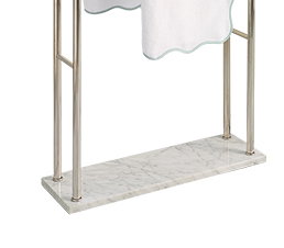 Maia Marble 2-Tiered Towel Holder