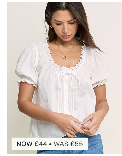 White Puff Sleeve Lumi Blouse