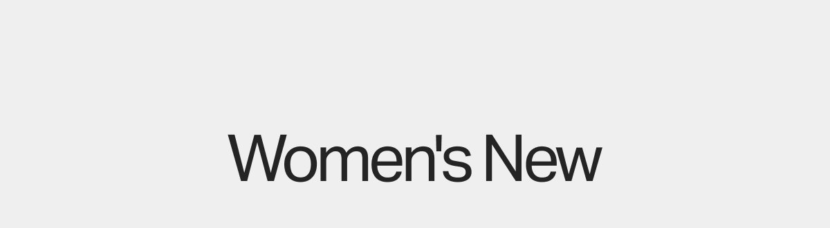 Women's New