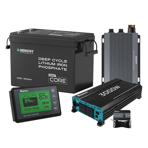 Renogy 300Ah Mini Lithium 4WD Bundle w/ 3000W Inverter
