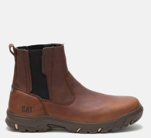 CAT Footwear - Women's Abbey Steel Toe Work Boot - Butterscotch colorway.