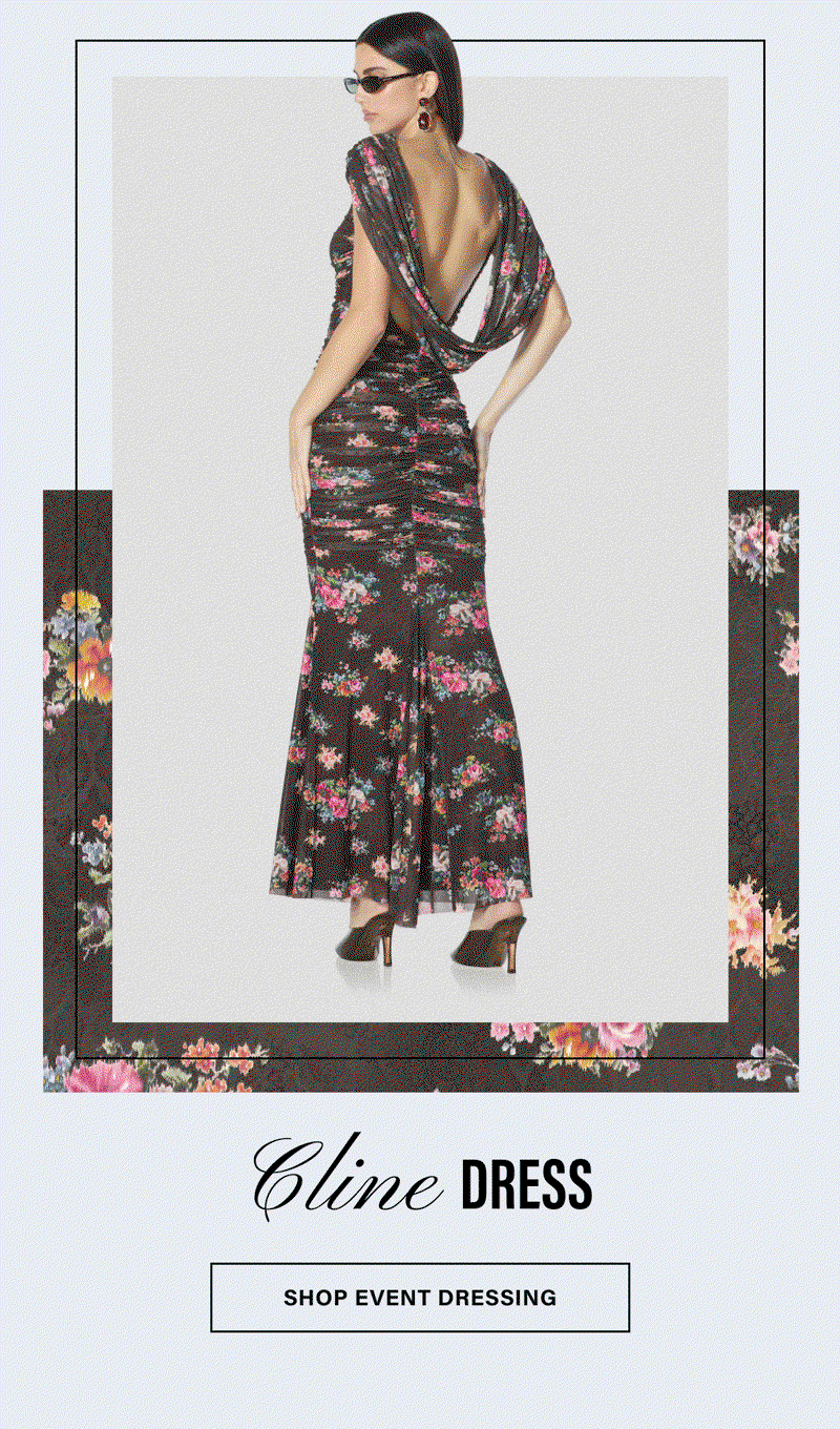 Tabitha, Cline, Huston, and Cheryl Dresses. SHOP EVENT DRESSING