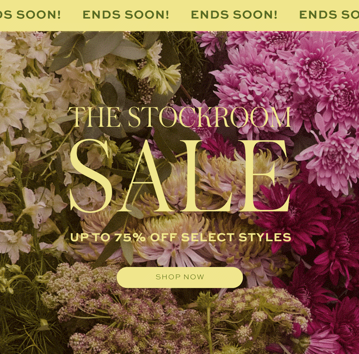 The Stockroom Sale: Last chance to shop