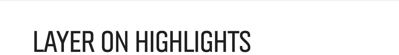 Layer On HIghlights.