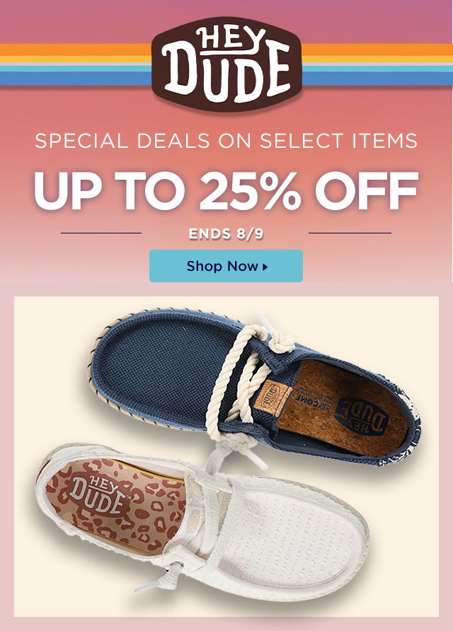 Shop Hey Dude Deals