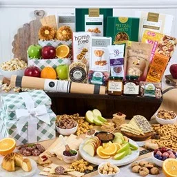 Image of "Signature Series" Fruit and Gourmet Gift Basket