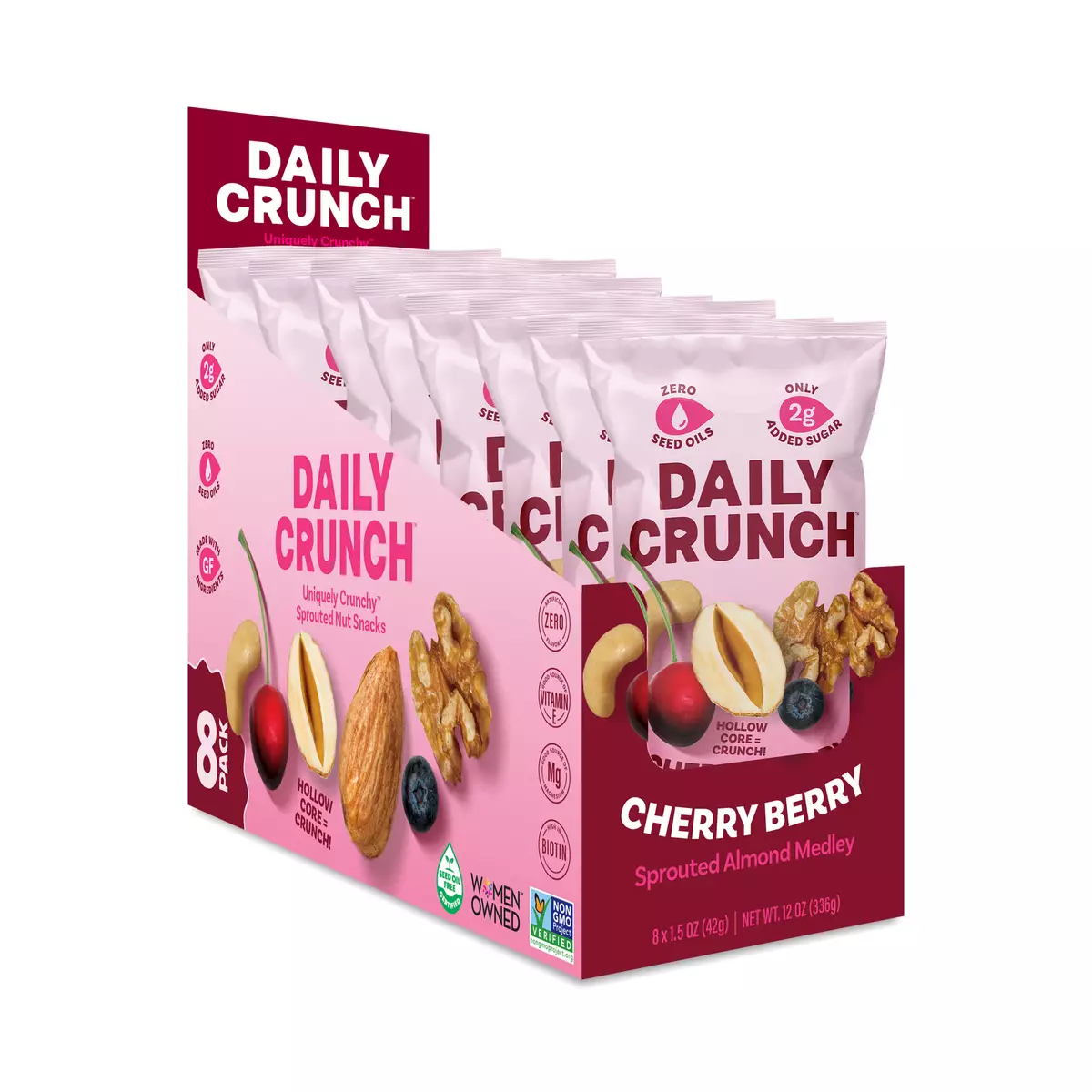 Sprouted Almond Medley, Cherry Berry