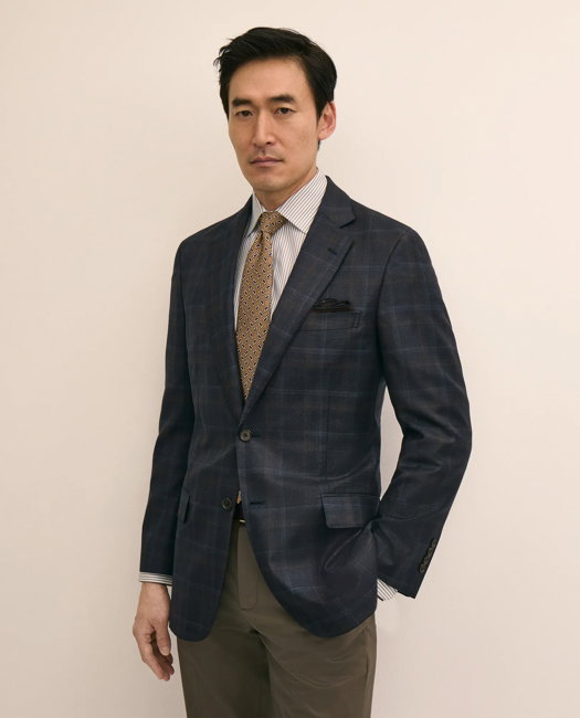 Image of Traditional Fit Wool Check Sport Coat