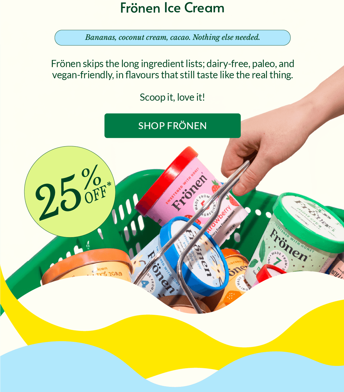 Fronen Ice Cream / 25% Off