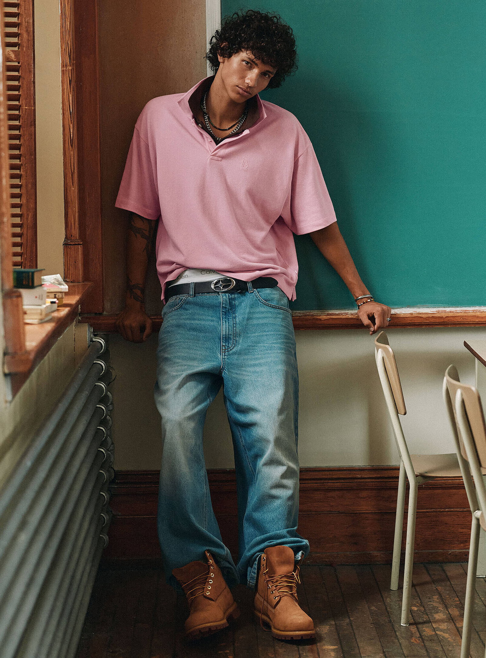 Faded blue 5-pocket jean<br><b>Camden fit - Baggy</b>