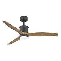 Hover 52 inch Matte Black with KOA Blades Fan by Hinkley
