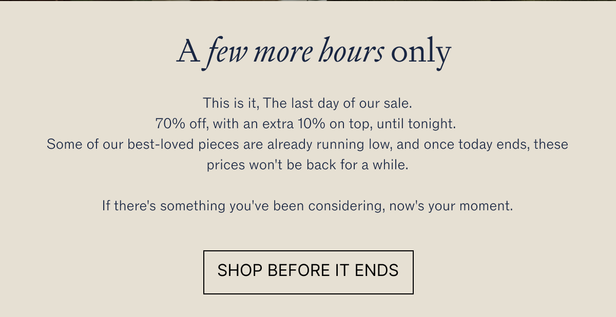 A few more hours only 