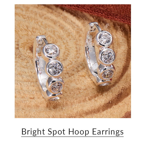 Bright Spot Hoop Earrings