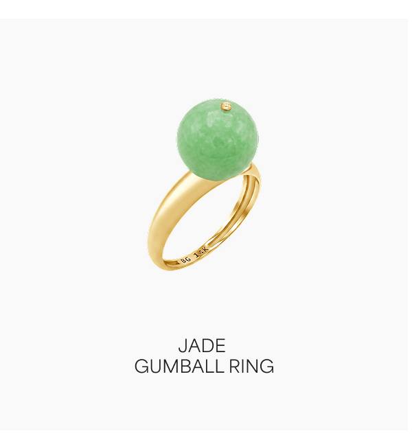 Jade Gumball Ring