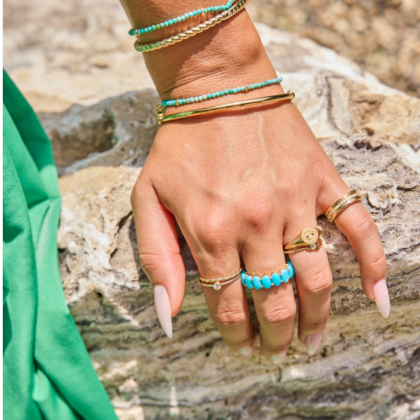 Sunlit Statement Rings