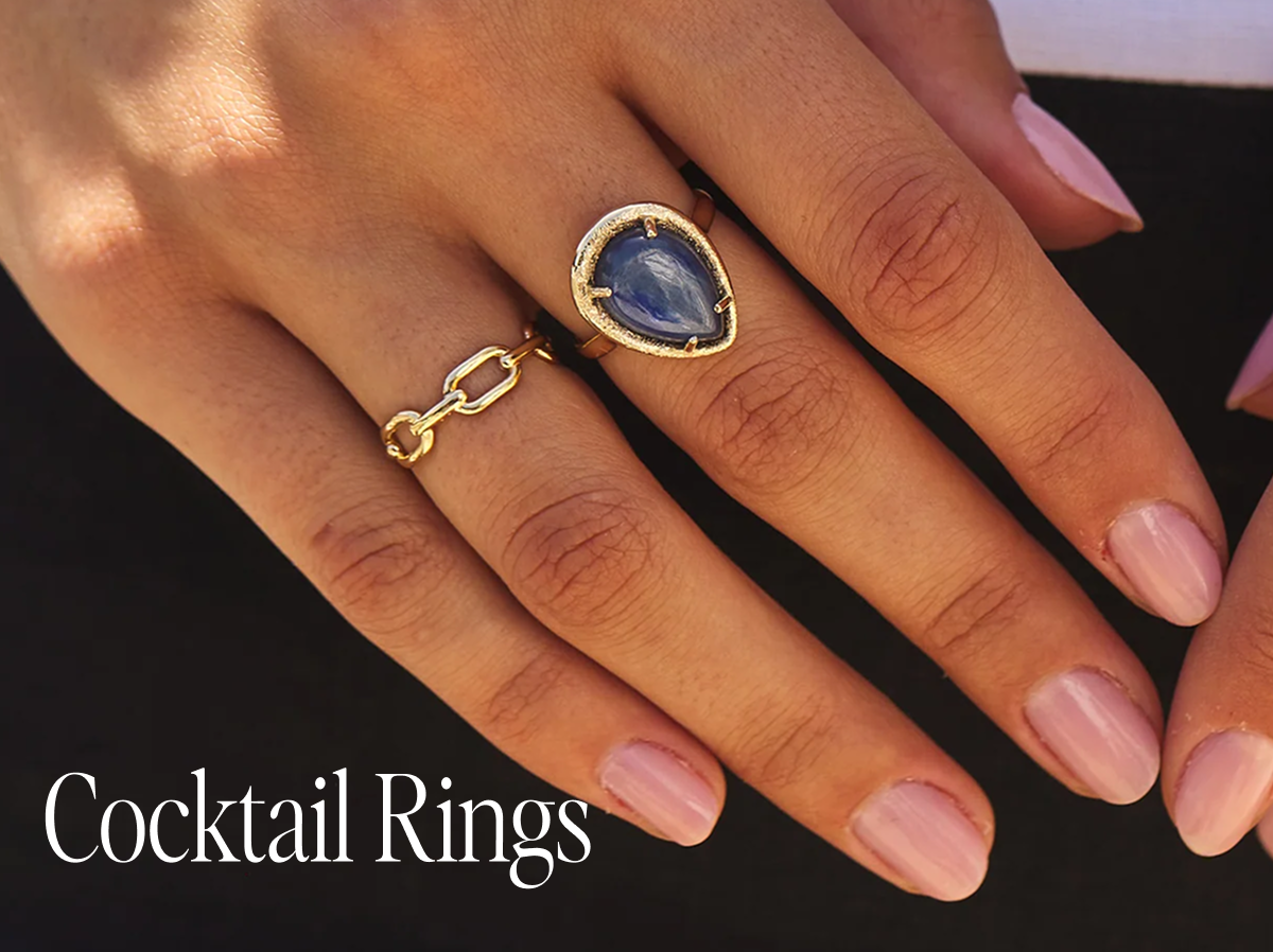 Sunlit Statement Rings