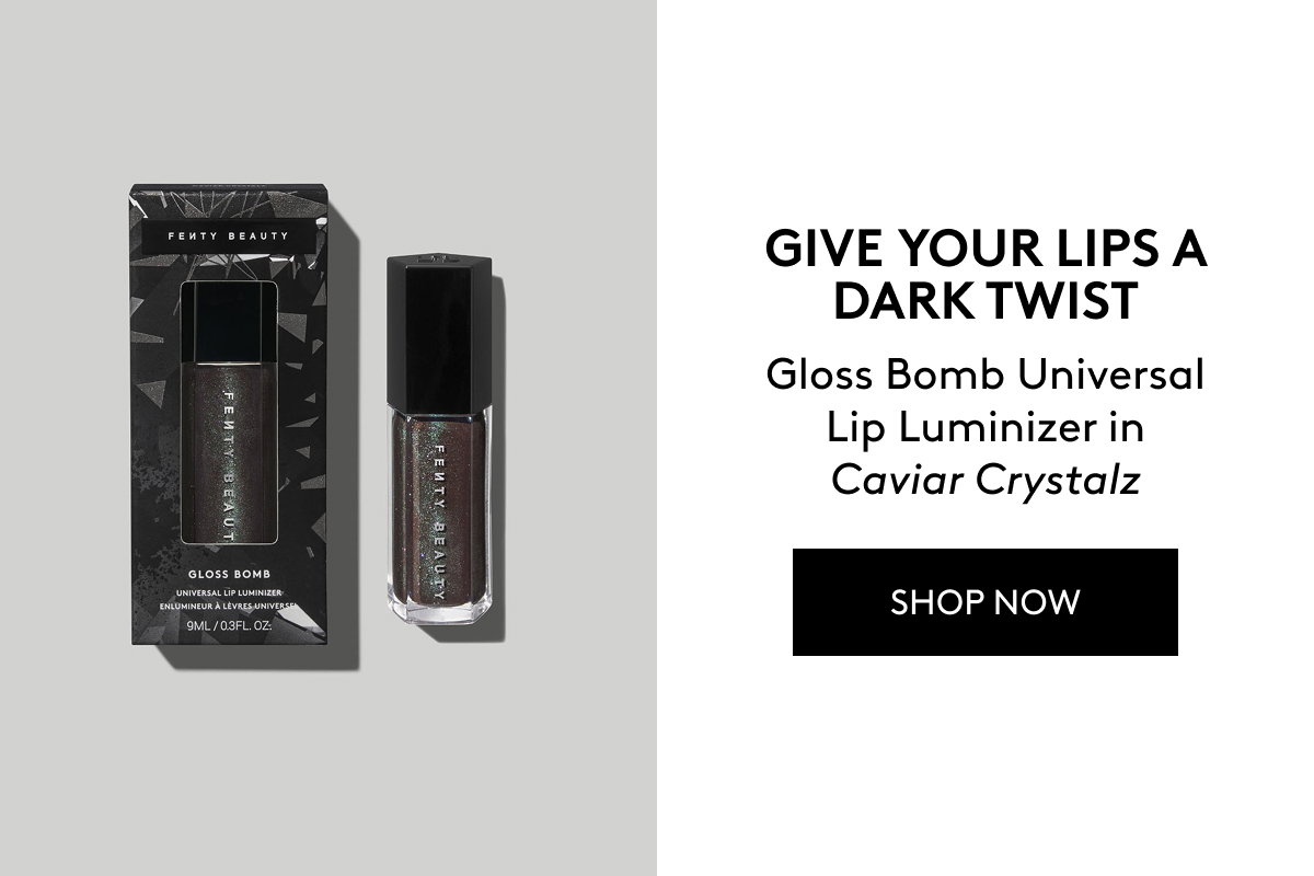 Give your lips a dark twist. Gloss Bomb Universal Lip Luminizer in Caviar Crystalz. Shop now.