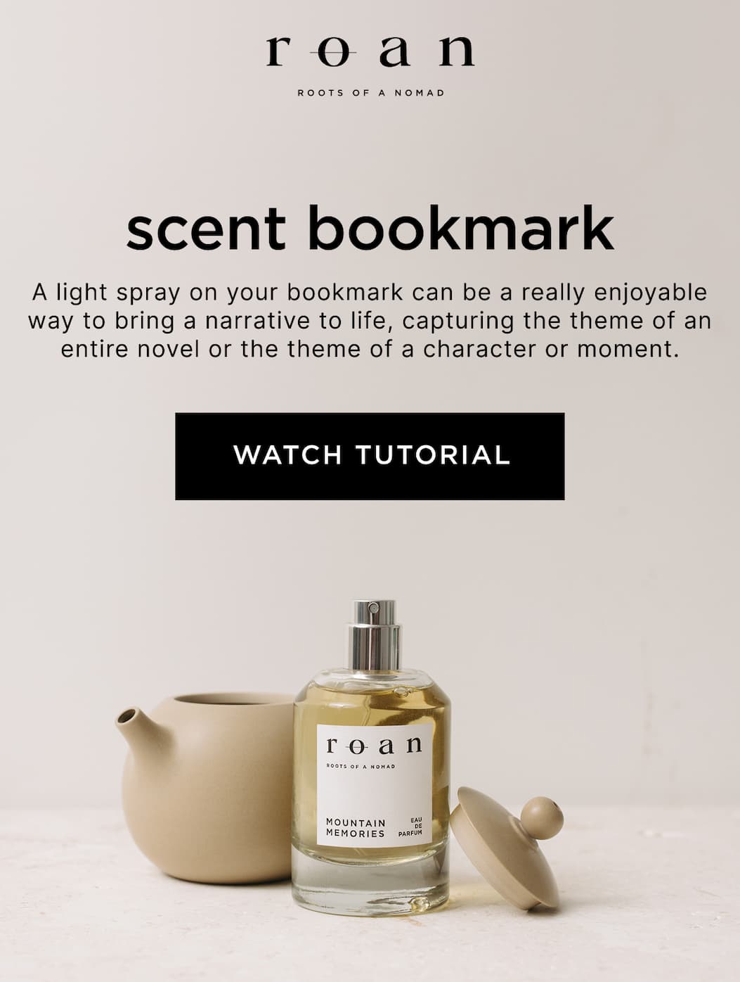 A light spray on your bookmark can be a really enjoyable way to bring a narrative to life. Watch tutorial