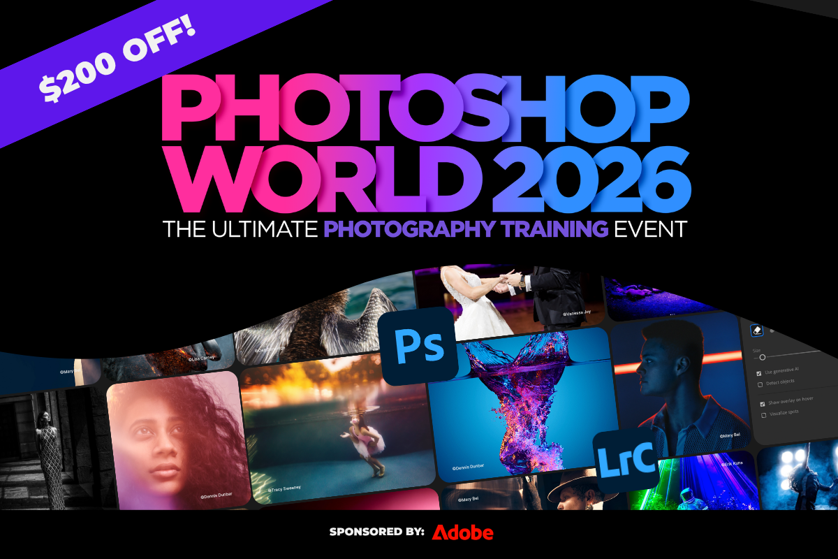Photoshop World 2026 — Live Online September 14–17