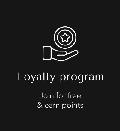 Loyalty Program | Join for FREE & earn points!