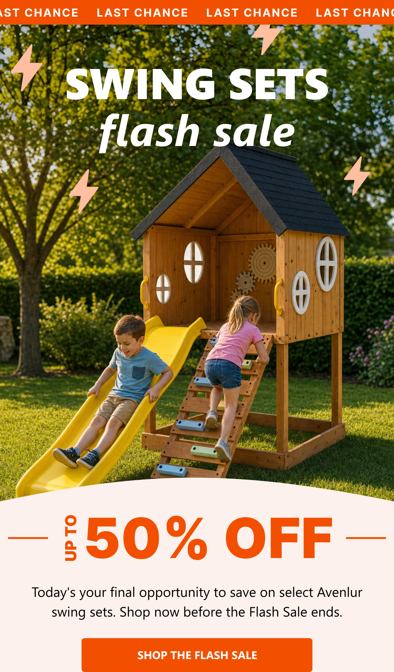 SwingSets Flash Sale