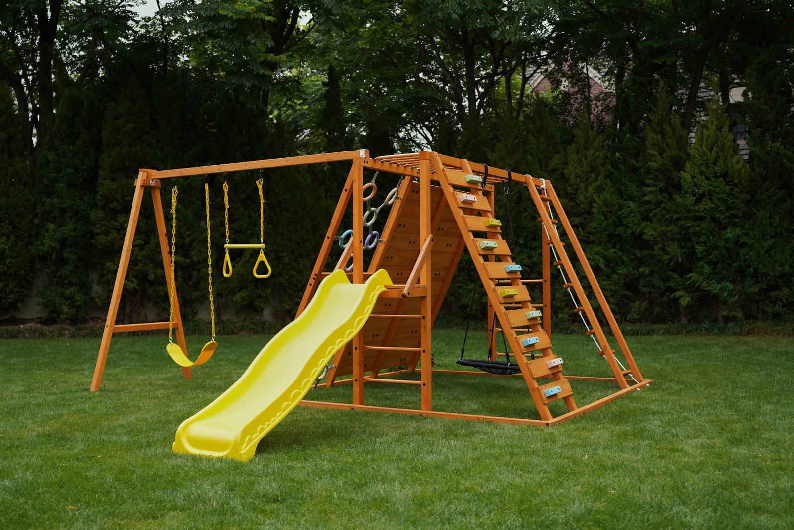 Image of Sycamore Jumbo | Outdoor Sensory Swing Set & Jungle Gym