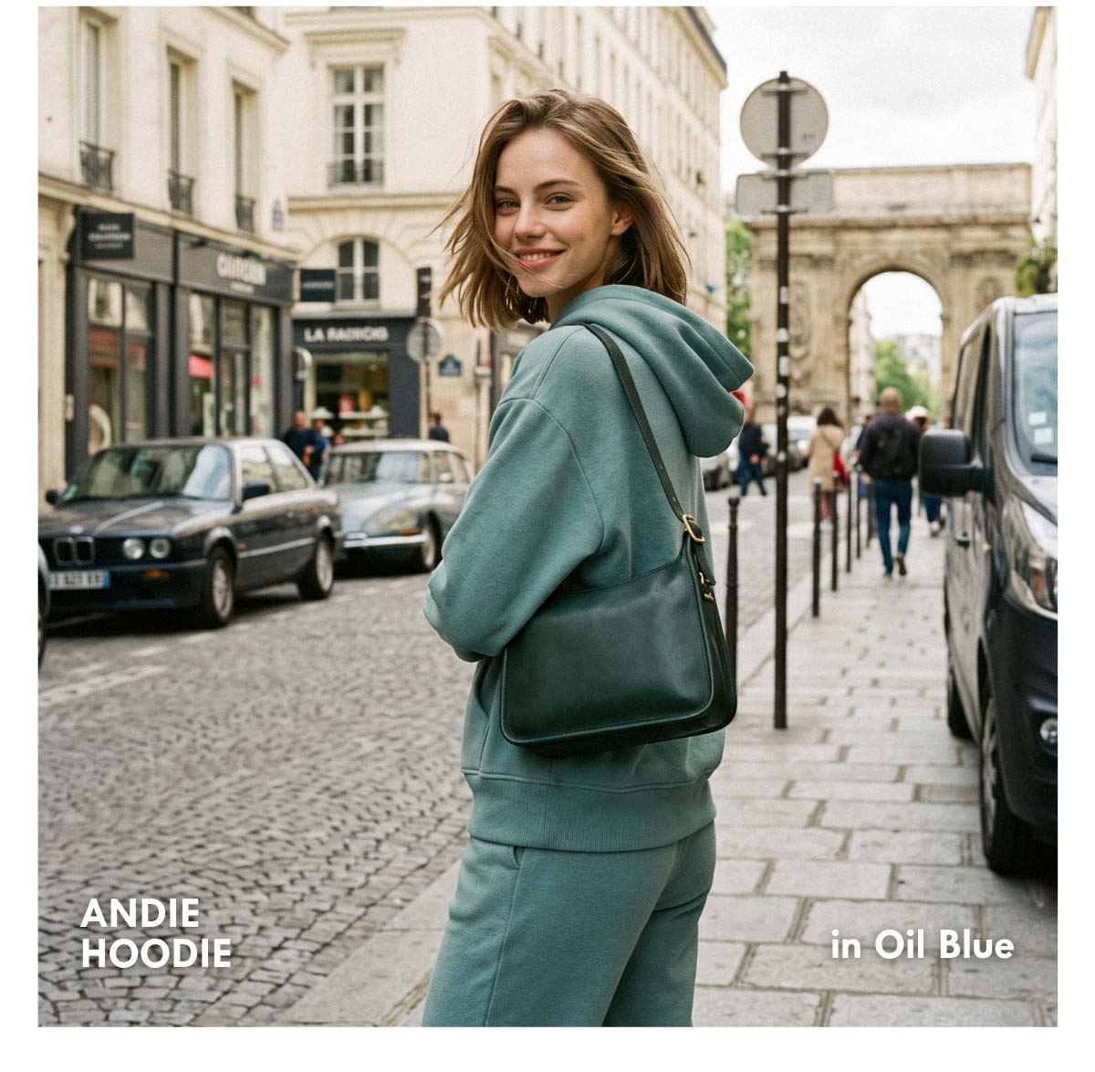 Andie Hoodie - Oil Blue