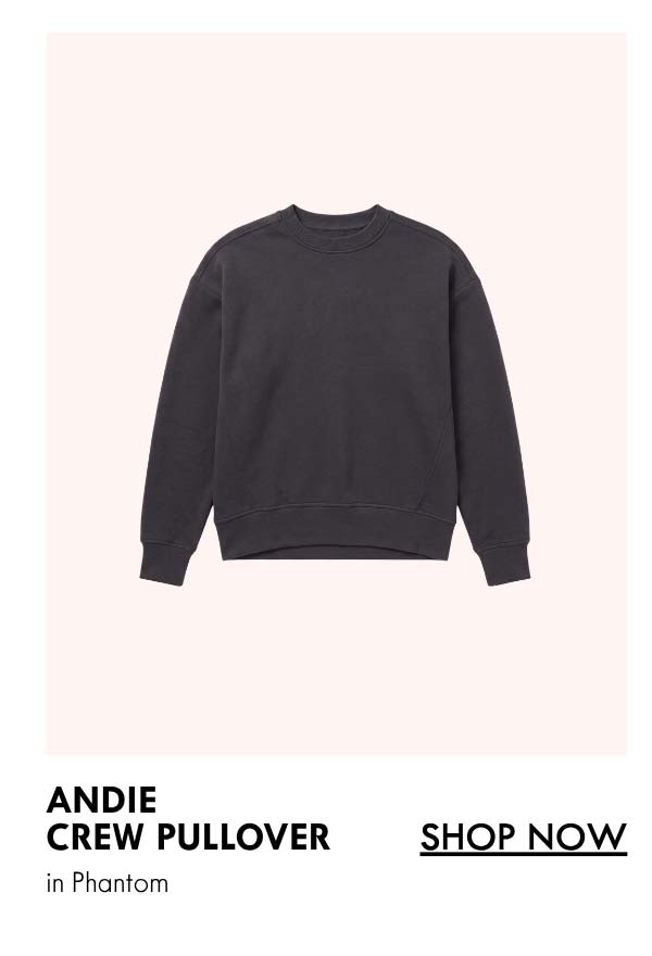 Andie Crew Pullover - Phantom