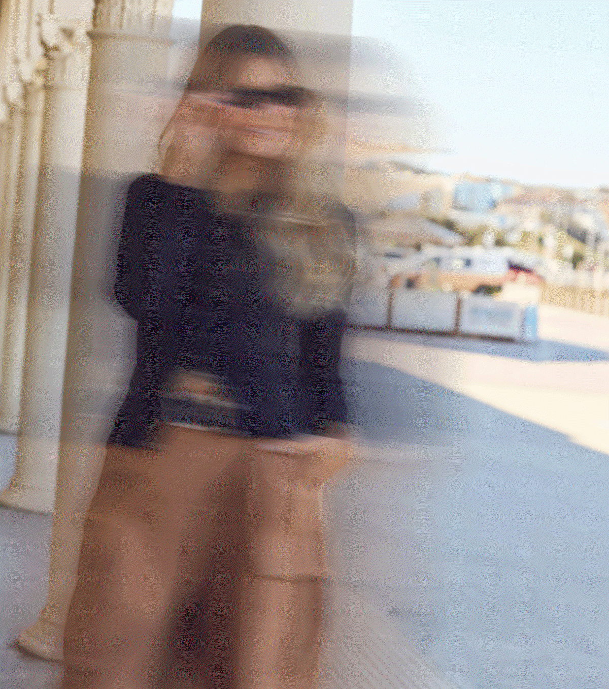 Elle Ferguson wearing new arrivals.