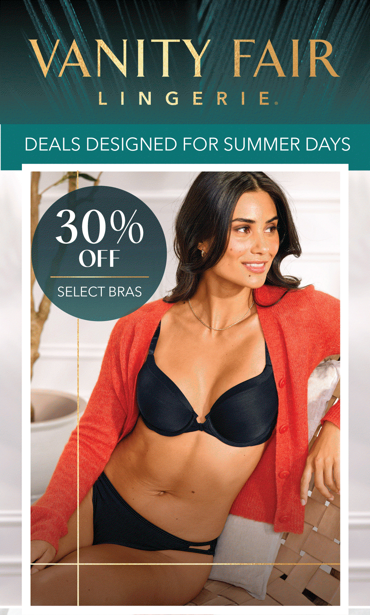 30% off select bras