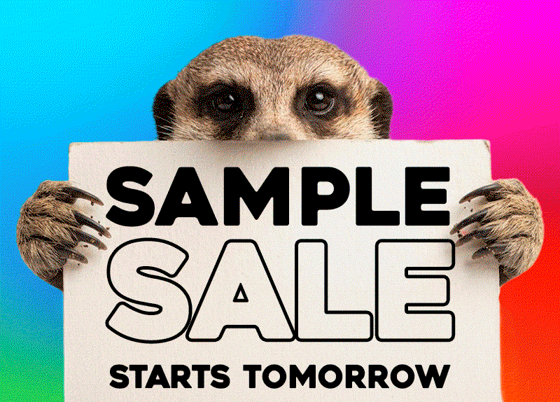 Sample Sale Stars Tomorrow