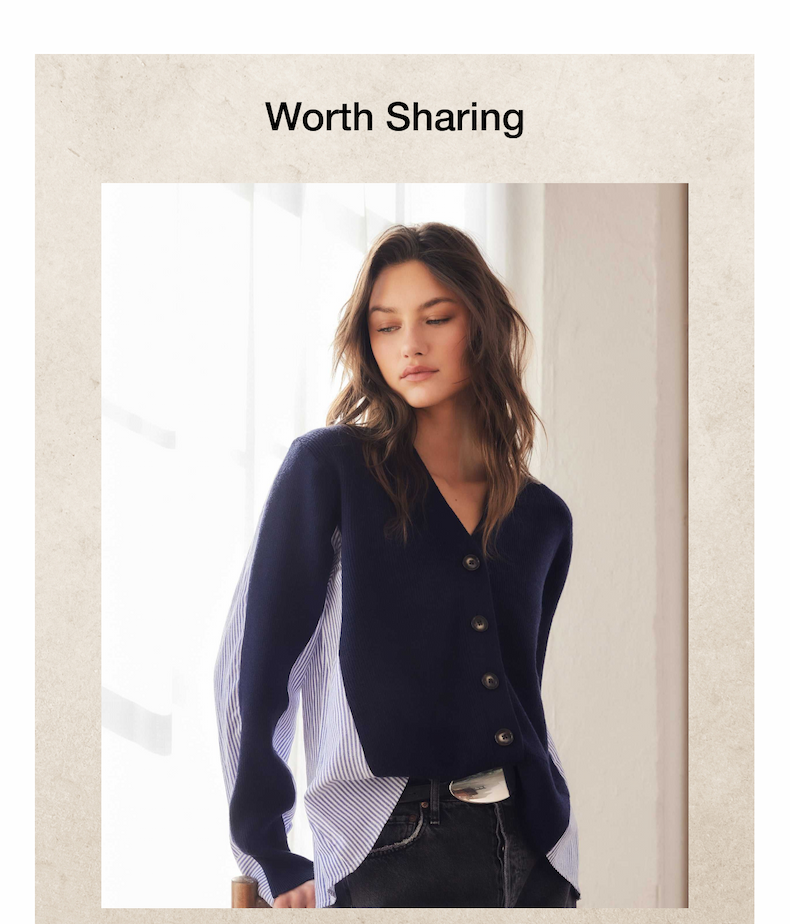 Celine Mixed Media Cardigan