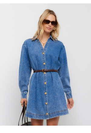 Sade Belted Shirtdress
