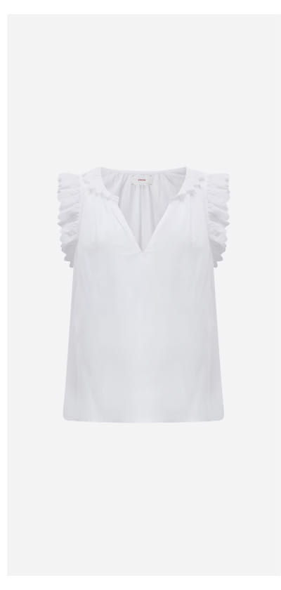 Bexie Top In White