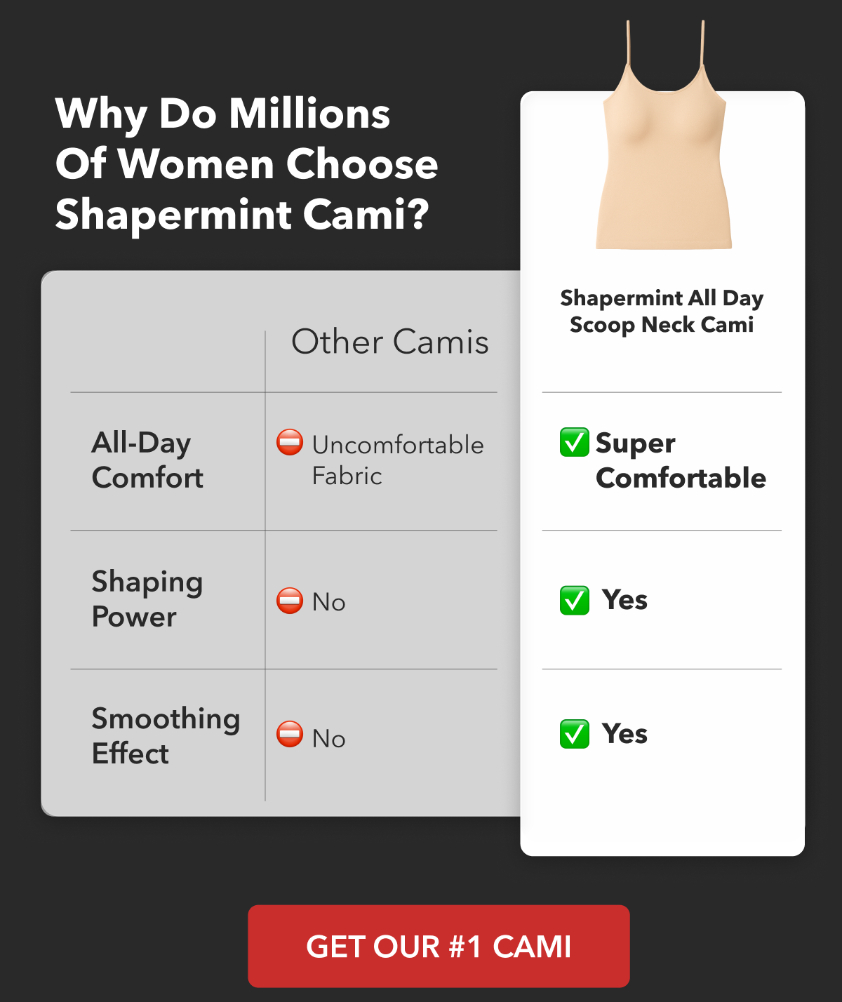 Get Our #1 Cami