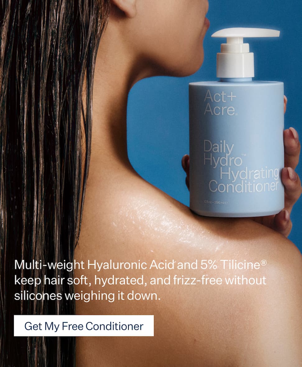 Hydrate hair without weighing it down