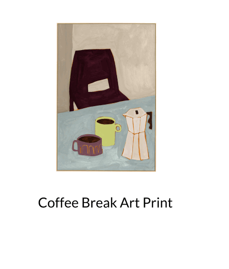 Shop Life X MON Coffee Break Art Print