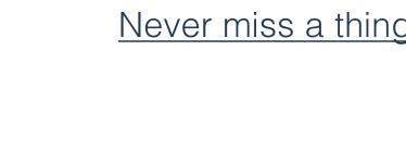 Never Miss A Thing