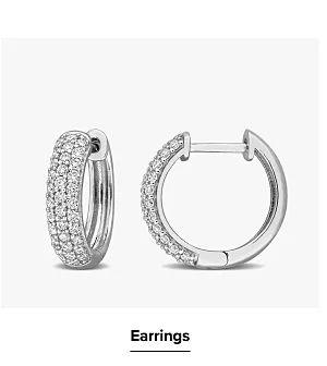 Diamond earrings. Shop earrings.