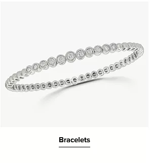 A diamond bracelet. Shop bracelets.