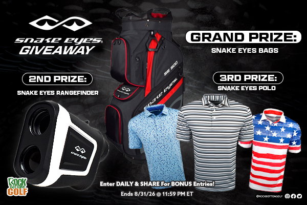 Win Rock Bottom Golf's Monthly Giveaway - Enter Daily + Share To Earn Bonus Entries!