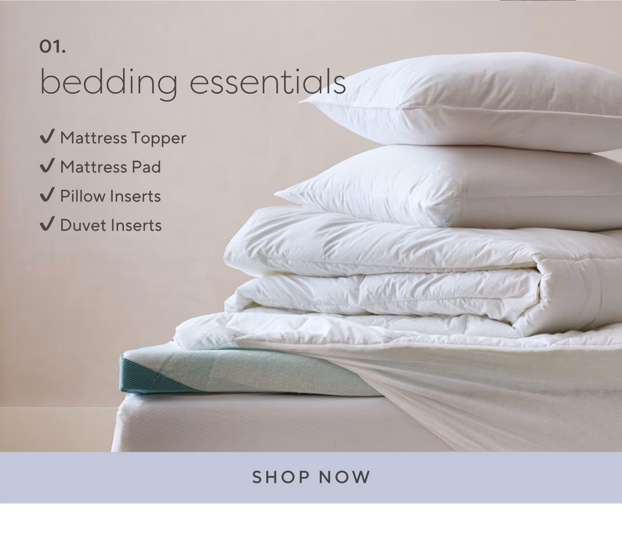 Bedding essentials