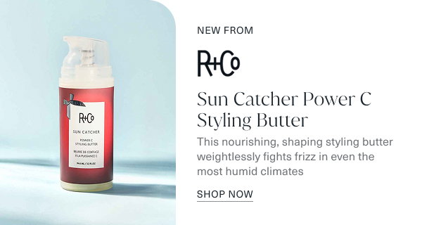 new from rand co. suncatcher power c styling butter. this nourishing, shaping styling butter weightlessly fights frizz in even the most humid climates. shop now.