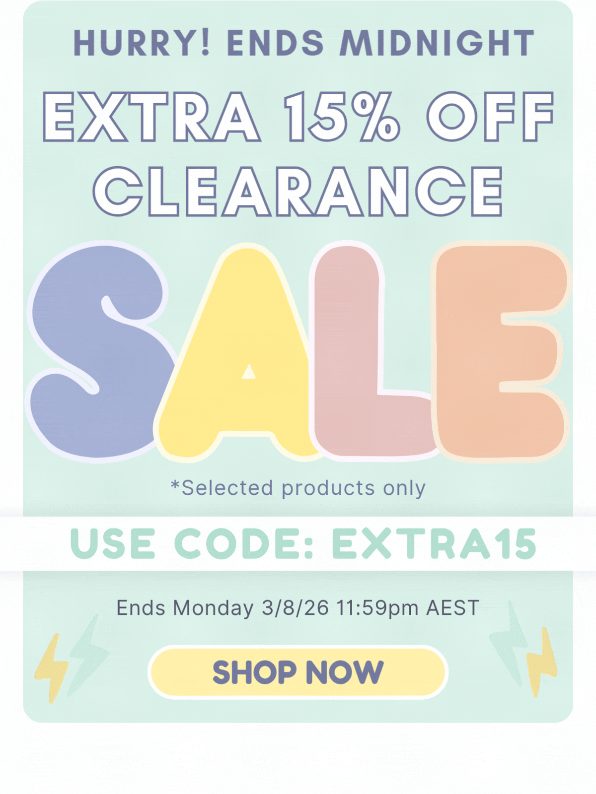 Shop Sale