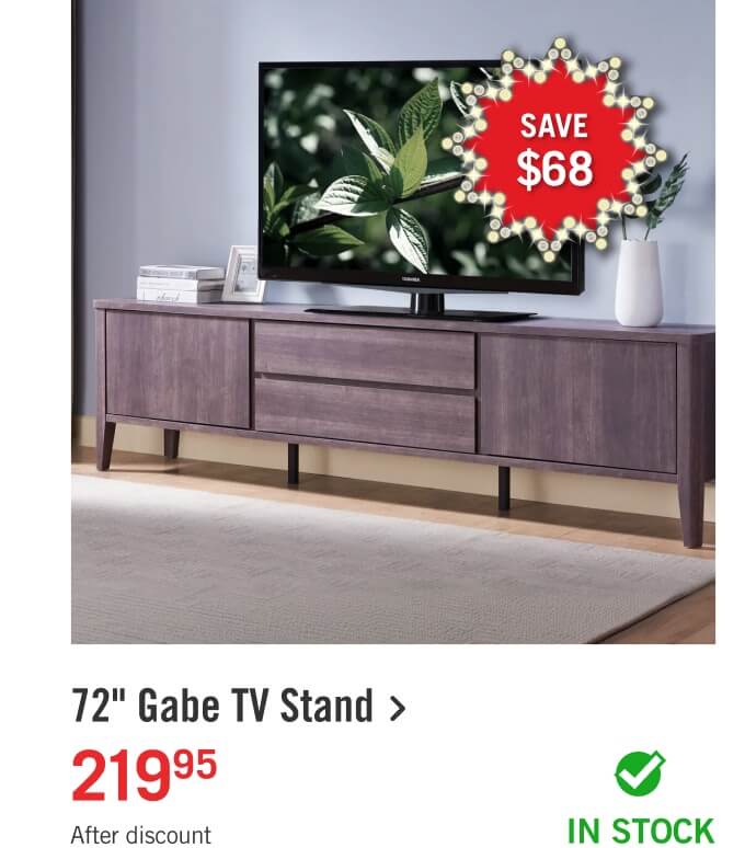 72" Gabe TV Stand.