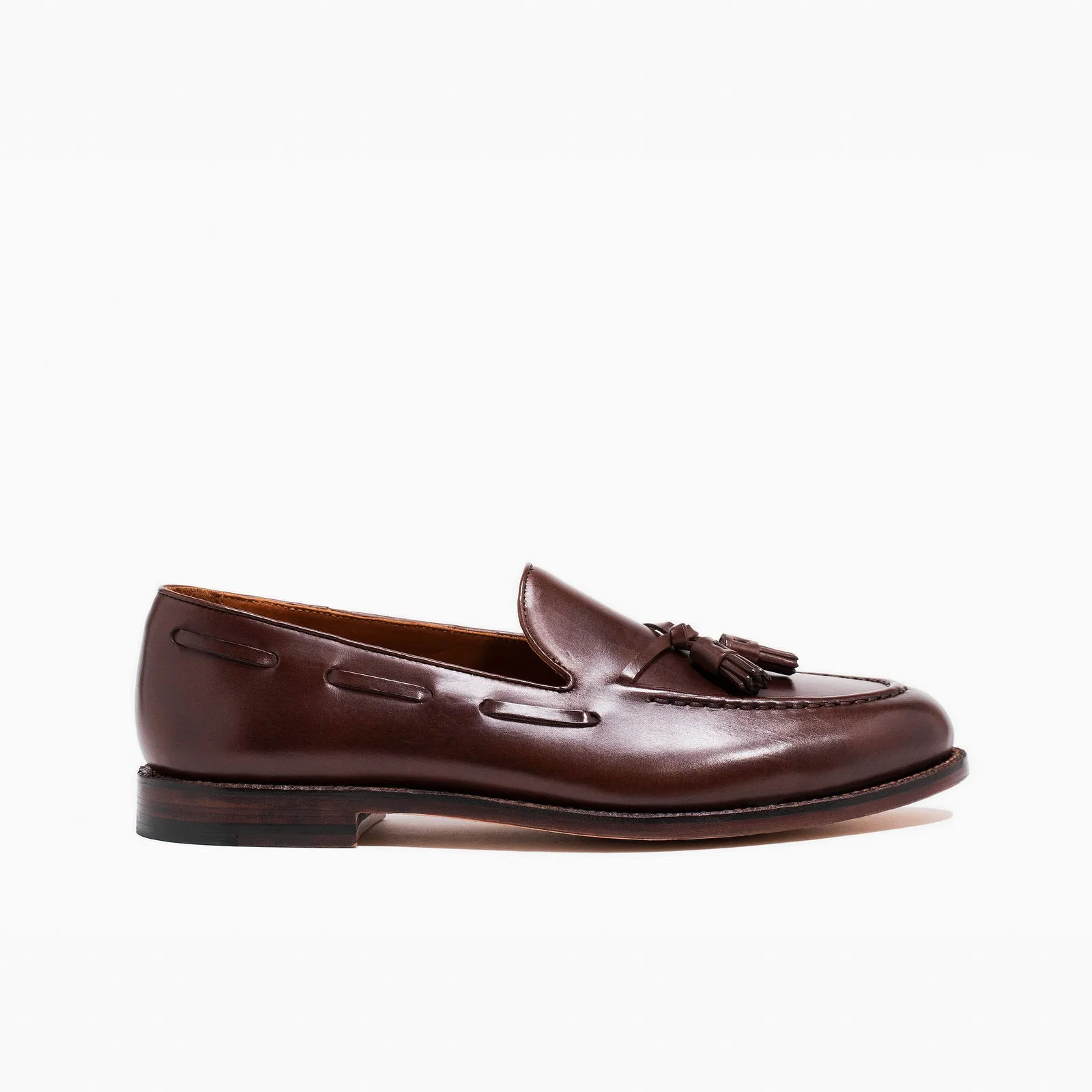 Image of Tassel Loafer Tobacco Calf